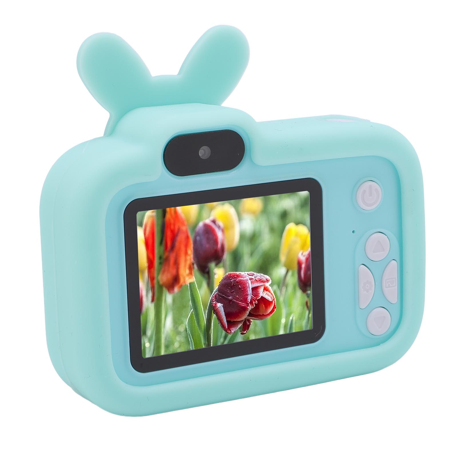 

Small Digital Camera Auto Focus 2.0 Inch Anti Blue Light Screen 1080P Portable Digital Camera with Music Games for Life зелёный