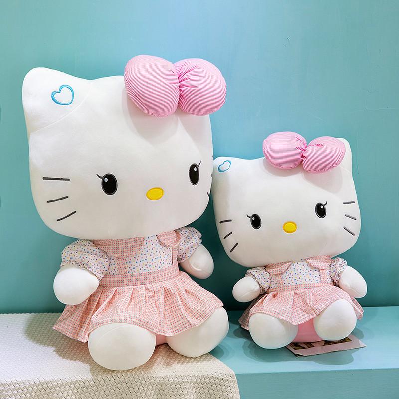 Hello Kitty Plush Toy With Dot Dress For Kids Girls And Boys Birthday Gift