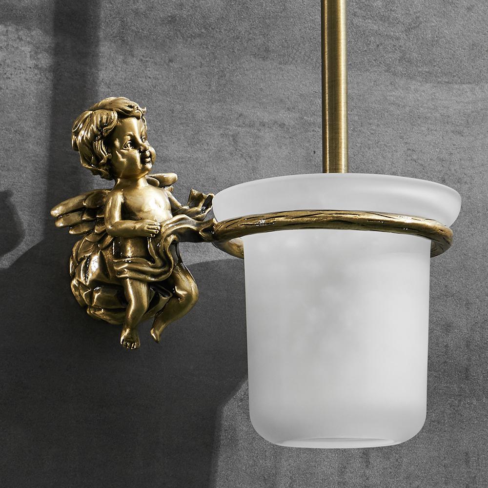 Antique Bronze Bathroom Hardware Accessories Set Towel Ring Robe Hook Toilet Paper Holder Towel Bar Toliet Brush Holder 0782