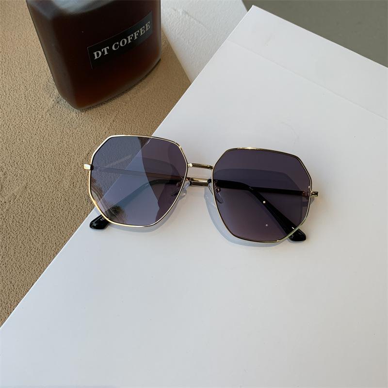 Polygon Metal Frame Square Sunglasses Women Men Luxury Fashion Vintage Sun Glasses Unisex Brand Oculos De Sol