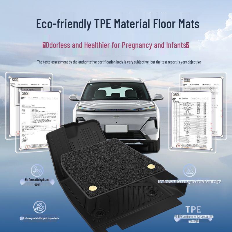 Compatible with Galaxy Starship 7emi: Starry Sky TPE Car Floor Mats