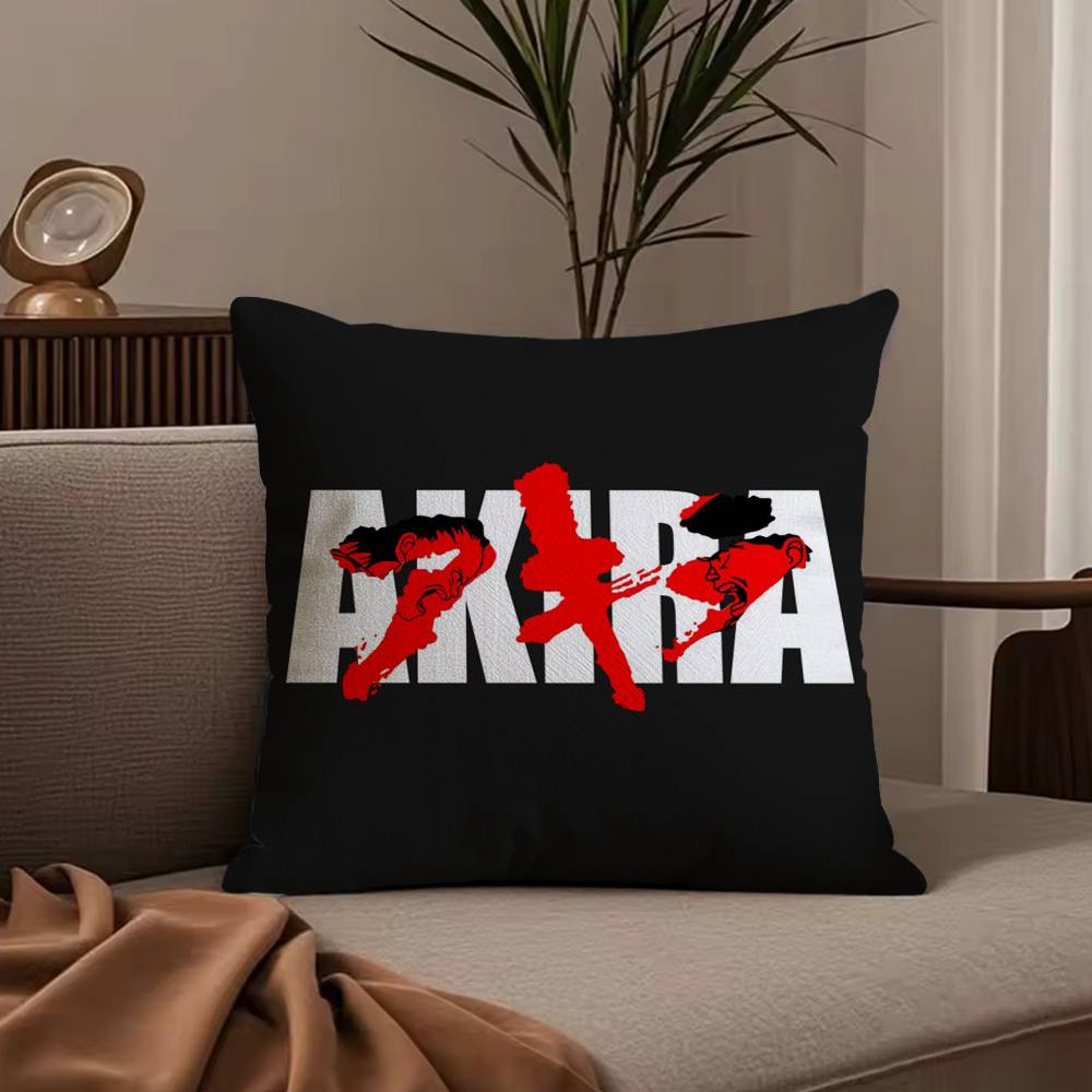 Anime Manga A-Akira Pillow Case Anti-dustmite Pillowcase Invisible zipper silky short plush Sofa cushion cover