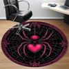 1pc Spider Web Office Round Area Rug, Indoor Mat Suitable ForOffice, Under Office Chairs Bedroom Living Room Home Decor, Room Deco T044