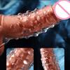 Cock Ring Penis Sleeve Penis Enlargement Granule Clitoris G-spot Stimulate Delay Ejaculation Anal Plug Sex Toys For Men Sex Shop