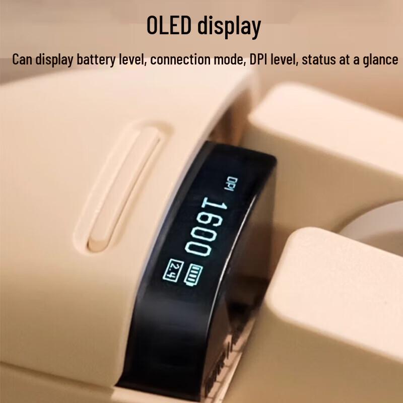 LOFREE OE909 Wireless Bluetooth Tri-Mode OLED Mouse