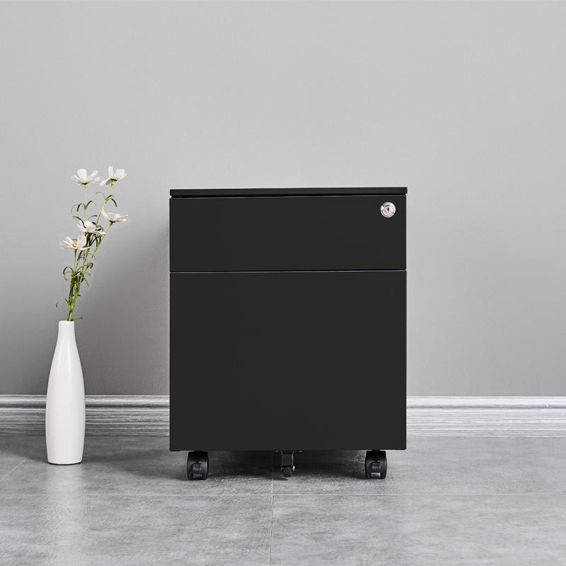 Mobile Metal Filing Cabinet with Lock - Under Desk Office Storage Drawer