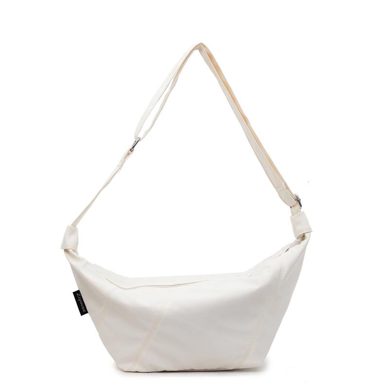 Women's Large Capacity Shoulder Crossbody Bag Solid Color Hobo Bag