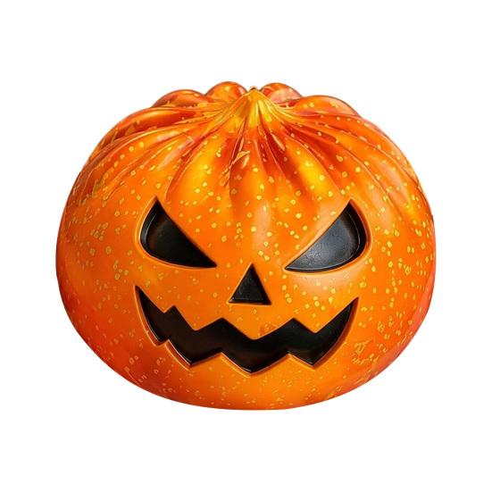 Stress Relief Gadget 1/5/6Pcs Halloween Dumpling Squeezing Toy with Steamer Pumpkin Ghost Eyeball Toys Skeleton Bun for Kids Adults Party