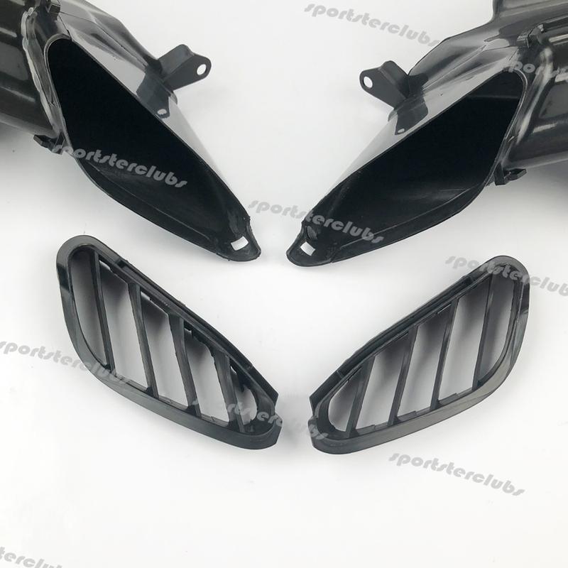 For Suzuki K8 GSX-R600 GSX-R750 2008-2010 GSXR600 GSXR750 GSX-R GSXR 600/750 08 09 10 Motorcycle Air Intake Tube Duct Grilles