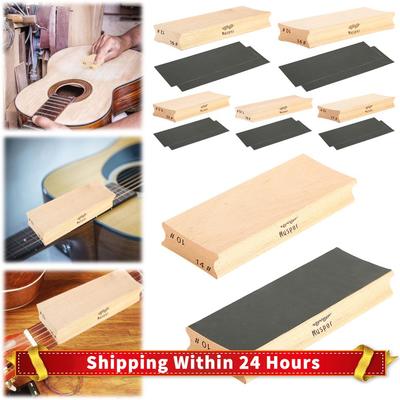 Guitar Sanding Block Dual Purpose Radius Sanding Blocks Guitar Luthier Tools for Guitar Fretboard Fingerboard Fret Leveling