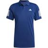 adidas Tennis3 Stripes Polo Shirt Men's Dark Blue JN9006