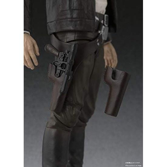 TAMASHII NATIONS S.H. Figuarts Star Wars Han Solo (STAR Force Awakens) PVC ABS Painted Movable Figure