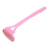 Pink Foldable Long Handle Lotion Applicator Cooling Rollers Back Lotion Applicator Massage with Replacement Roller
