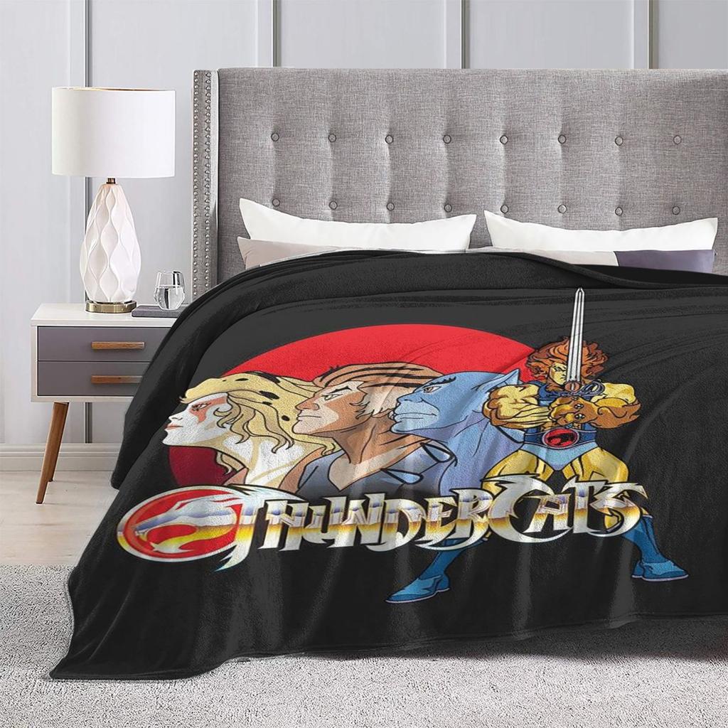 Thundercats Cartoon Blankets Soft Warm Flannel Throw Blanket Bedspread for Bed Living room Picnic Travel Home Sofa