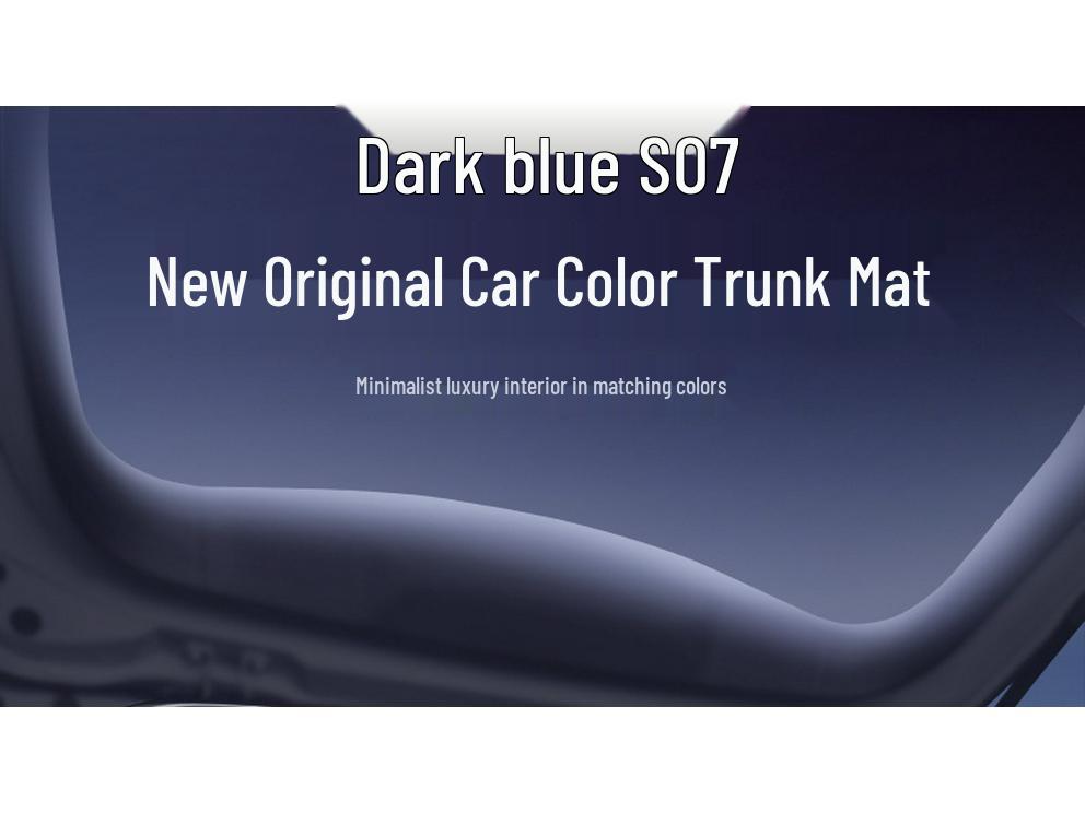 Shenlan S07 Trunk Mat Full Coverage for 2026 Model - Car Interior Accessory