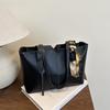 Large capacity bag new trendy niche casual tote bag simple shoulder bag handbag women