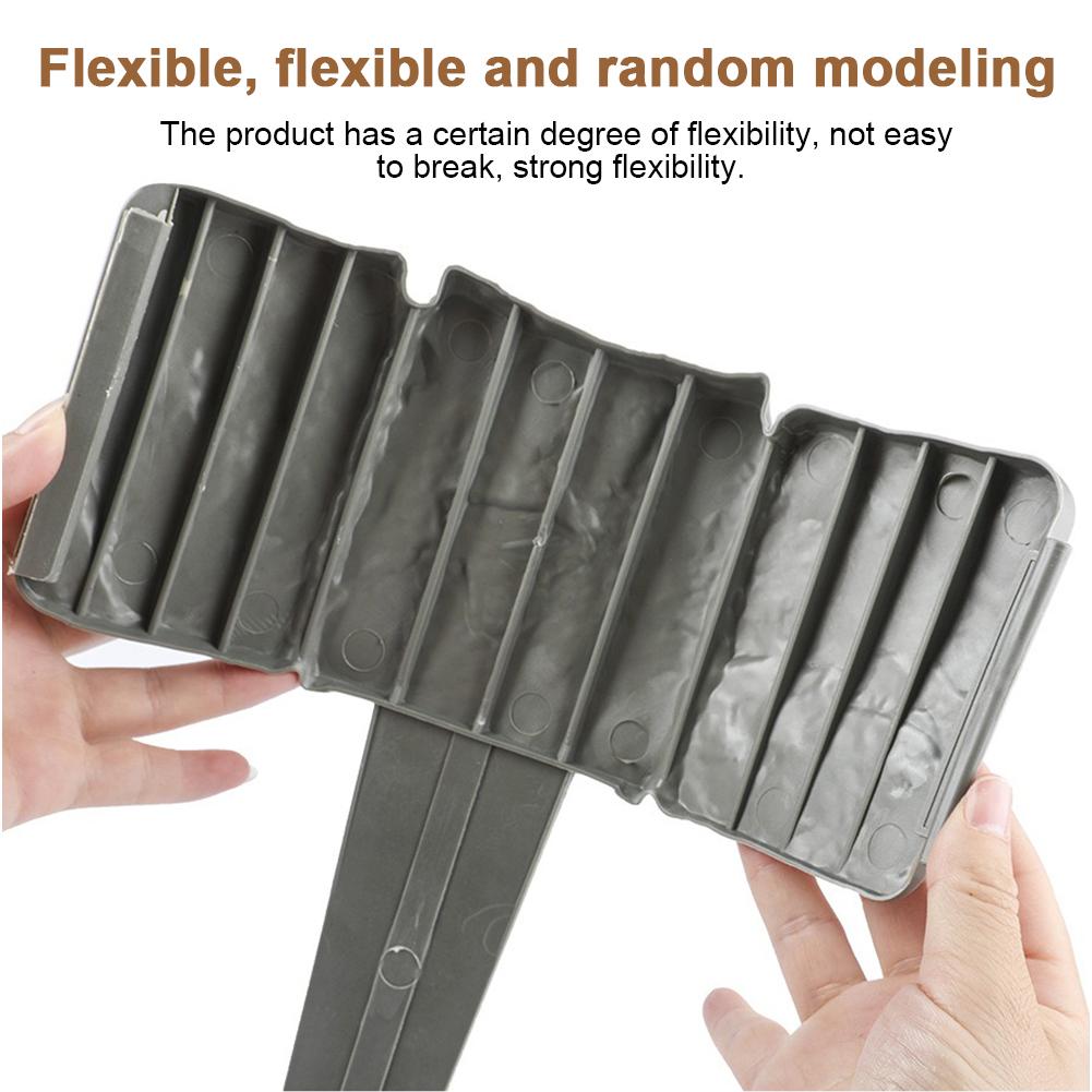 Garden Edging Border Imitation Stone Fence Partition Fence Garden Decor (40pcs)