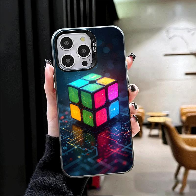 Rubik Cube Formula Spoofs Math Soft Phone Case for iPhone 15 16 17 Pro Max 17Air 16E 14 Plus 13 12 Mini Shockproof Cover Back Sh