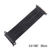 Full Speed PCIE 3.0 4.0 16x Riser Cable Graphics Card Extension Cable PCIE Express GPU Expansion Card Riser Shielded Extender