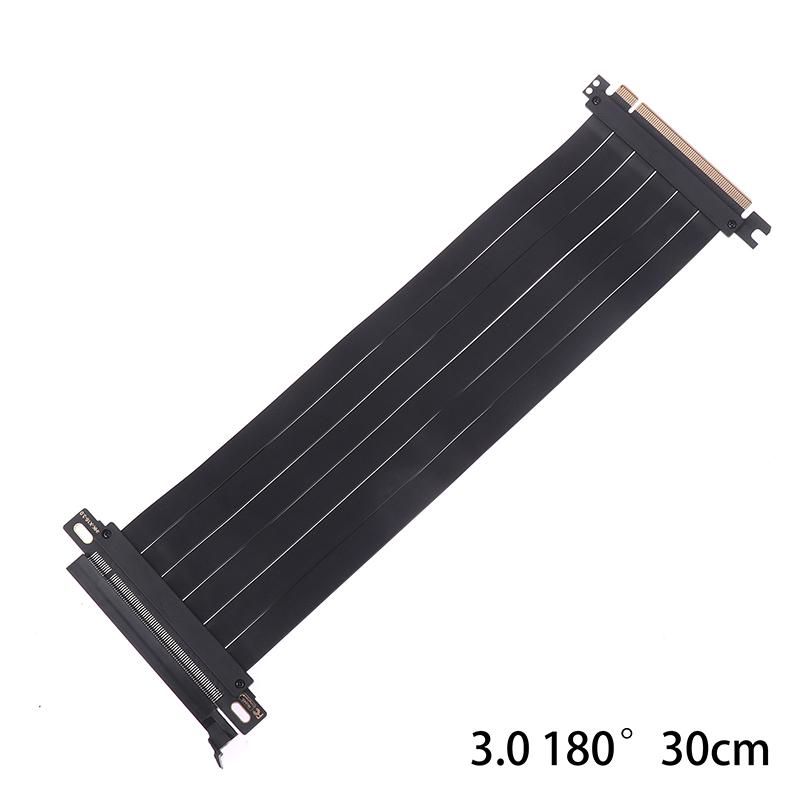 Full Speed PCIE 3.0 4.0 16x Riser Cable Graphics Card Extension Cable PCIE Express GPU Expansion Card Riser Shielded Extender