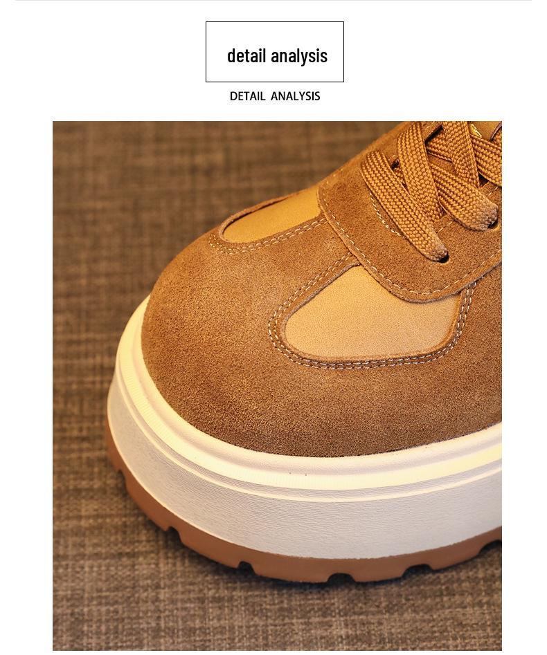 Thick-Soled Women's Platform Casual Sneakers - 2025 Autumn Chunky Soft Sole Trainers