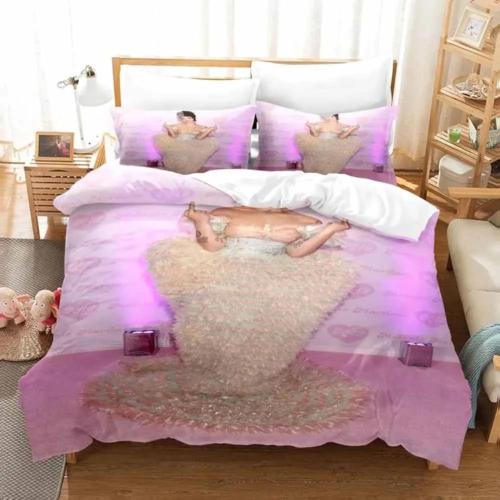 

Sexy Singer Bedding Set Twin Single Queen King Size Bedclothes Aldult Bed Linen For Boys Bedroom Duvet Cover Bed Set EU single(135x200cm)