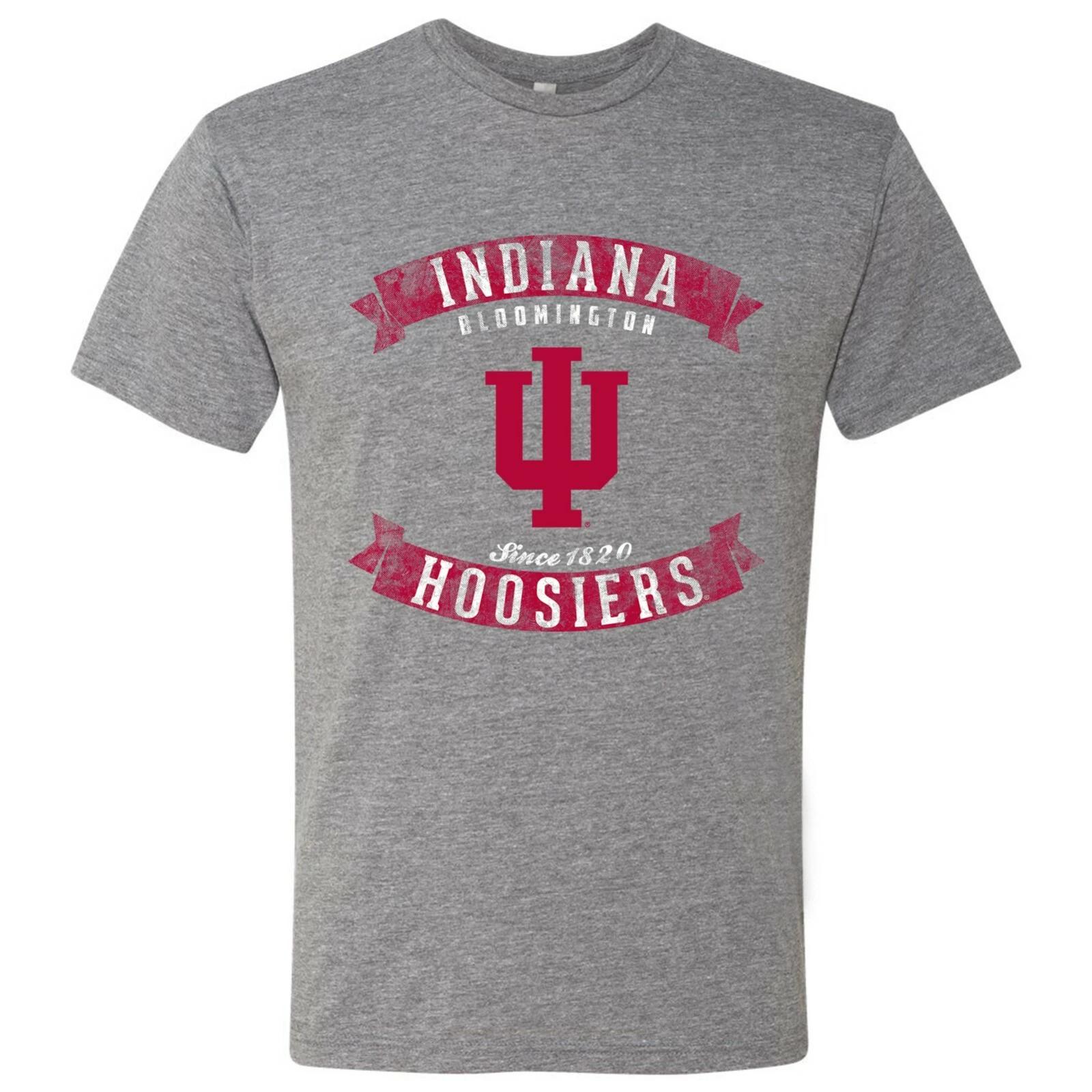Indiana Hoosiers Vintage Banners Triblend T-Shirt - Premium Heather 3XL