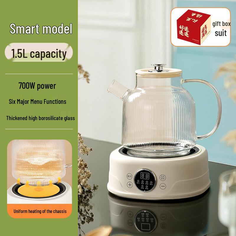 All-Glass Health Kettle - Multi-functional, Temperature-Controlled Tea Brewer for Home and Office