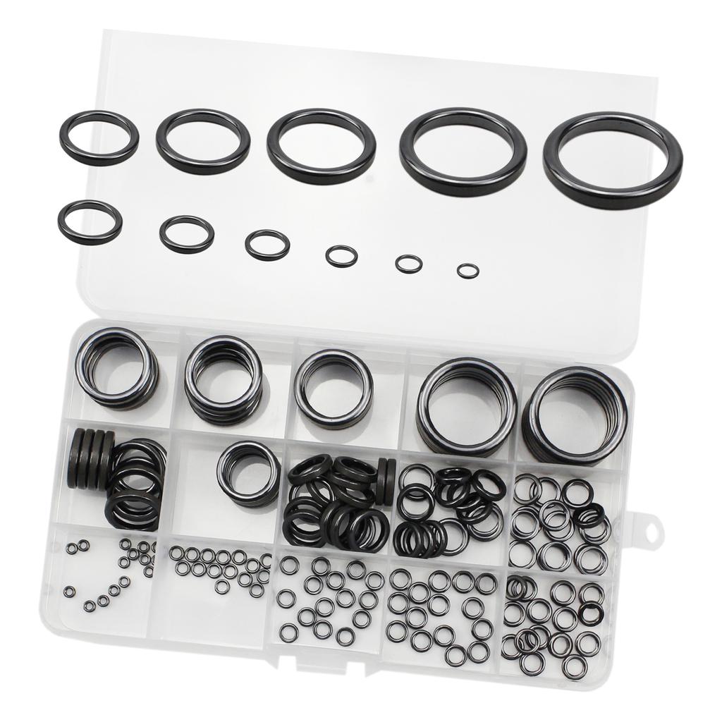 160/22Pcs/Set Fishing Rod Tips Replacement Kit Various Sizes Fishing Line Spinning Guide Eyes Rings Tip Top Repair Kit Set