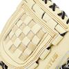 ZETT Pro Status Sosuke Genda Soft Baseball Second Pastel Brown X Black Size 4 Glove, Base/Shortstop, Right-Handed Throw, (3219), (BRGB30566)