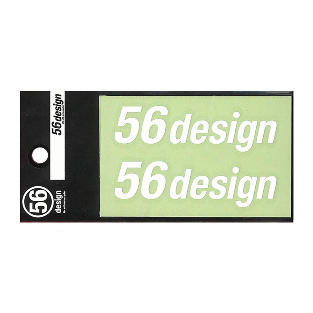 

56design Cutting Sticker Horizontal Logo 80 (2PCS) White 90-1333-003-013 80mm белый