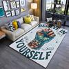 "Colorful Fist Believe Carpet" Suitable As a Non-slip Mat for the Living Room or Bedroom Sofa