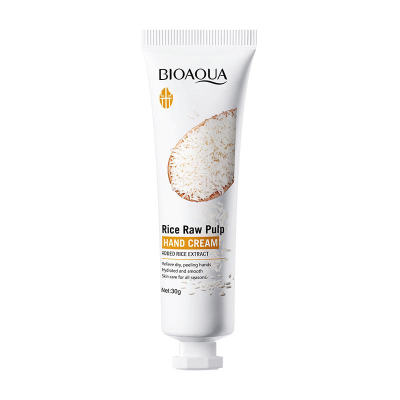 BIOAOUA Rice Puree Hand Cream - Moisturizing & Anti-drying Formula