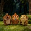 20CM New Cute Cartoon Movie Anime Hoppers Plush Toys Soft Stuffed Animal Meibo King George Dazed Kids Birthday Collectible Gifts