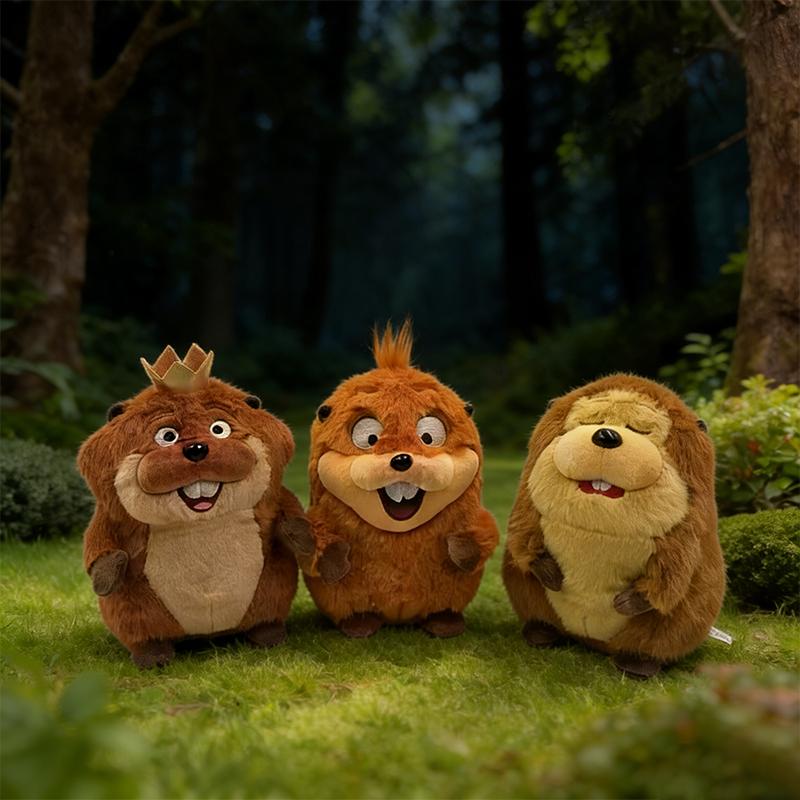 20CM New Cute Cartoon Movie Anime Hoppers Plush Toys Soft Stuffed Animal Meibo King George Dazed Kids Birthday Collectible Gifts