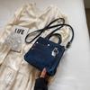 Ladies' Crossbody Bags Creative Retro Washed Denim Persalized Fashiable Verstaile Handbags High-quality Shoulder Bags Girl