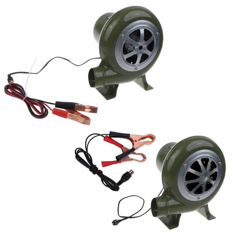 12V BBQ Fan Electric Blacksmith Forge Blower Grill Fans Charcoal Chimney Starter 12V Clips 30W/ 60W/ 100W