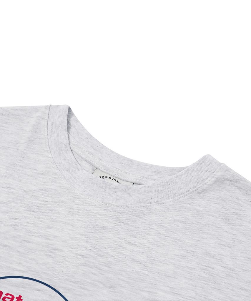 MATCHGLOBE Fury Friends Crop Top (Light Grey)