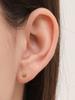 Minimalpiercing [0.8Mm] 14K Internal Lovely Chubby Flower Ball Labret Piercing Earrings