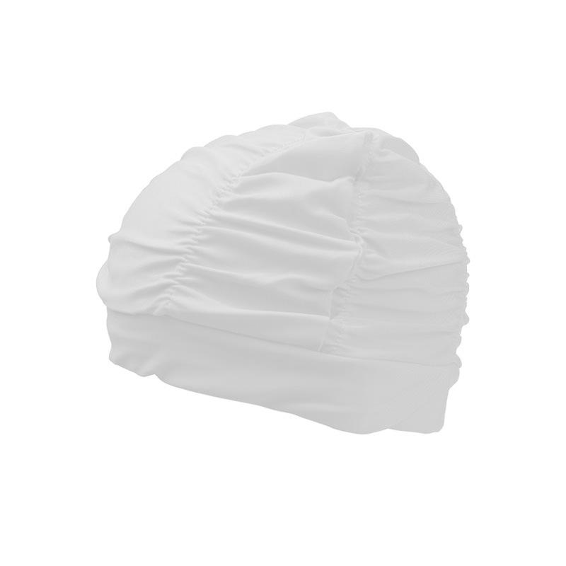 Printed Pleated Elastic Swim Cap Flower Breathable Comfortable Swimming Cap Adult Swim Cap