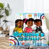 Gracie's Corner Theme Printed Blanket - Perfect for Couch, Bed, Travel & Outdoor Use | Machine Washable, Cozy & Durable.