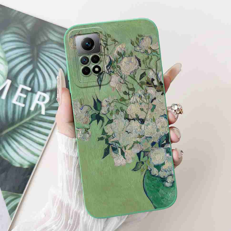For Xiaomi Redmi Note 12 Pro 4G Case Colorful Painted Cover Soft Slim Phone Case For Redmi Note12 Pro 12Pro 4G Back Cover Capa