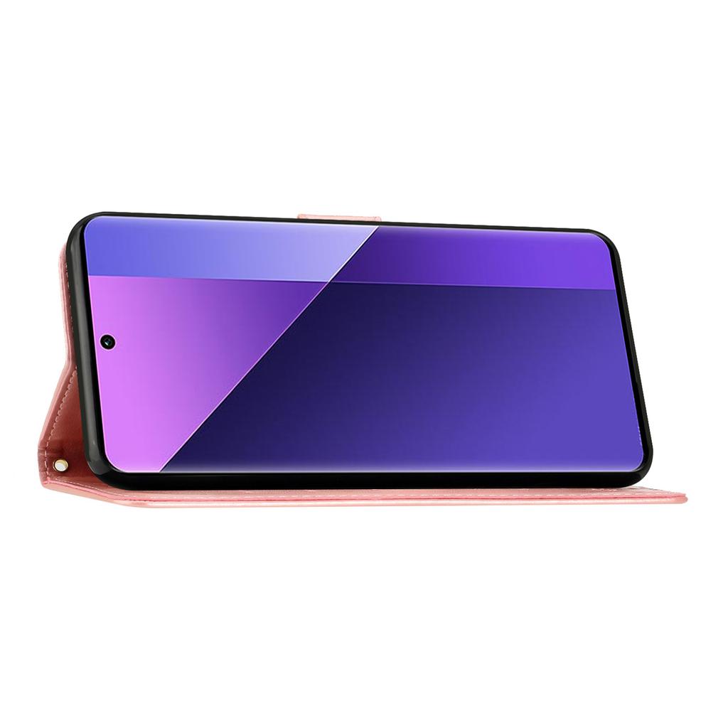 Dla Sony Xperia 1 VII Skórzane etui portfelowe z nadrukiem motyla i kwiatów, pokrowiec na telefon ze smyczą