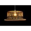 Suspension - Marron et Noir - Bambou - 50W - 60x60x25 cm