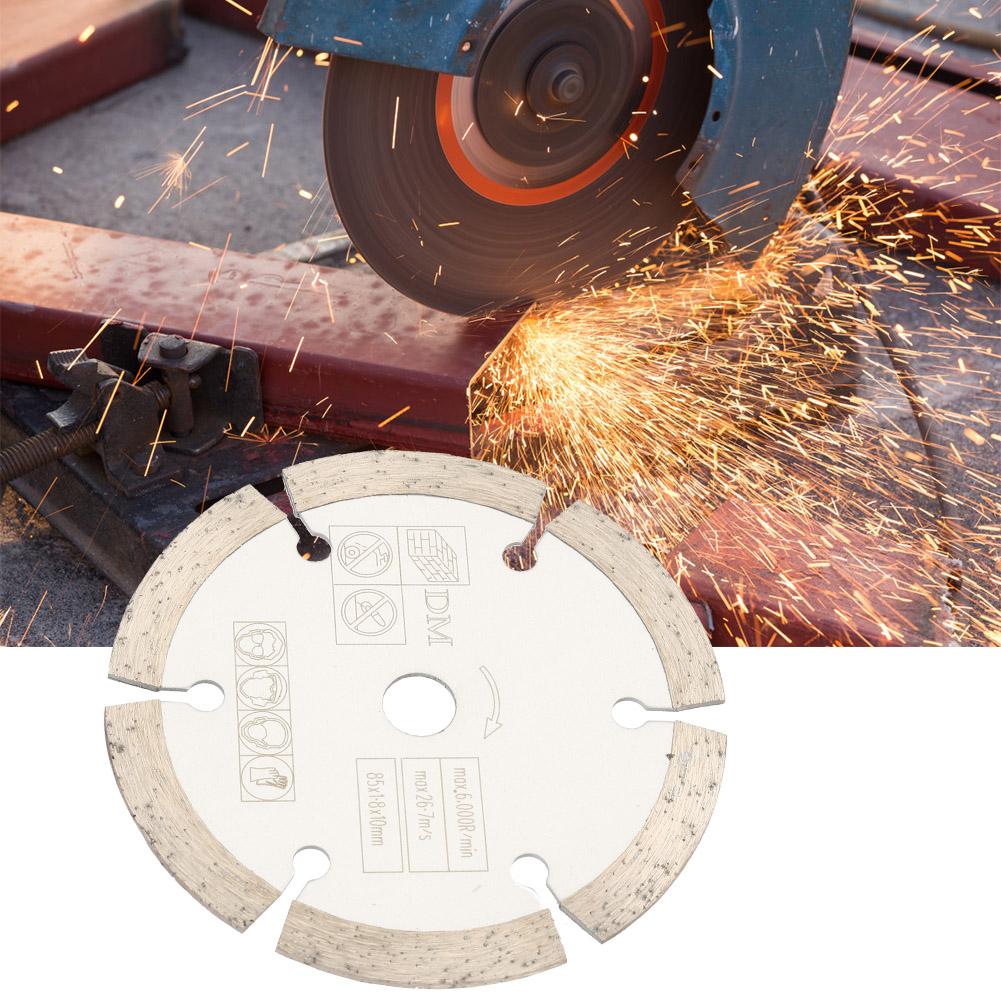 85mm x 10mm Diamond Circular Cut Saw Woodworking Rotary Tool Cutting Disc