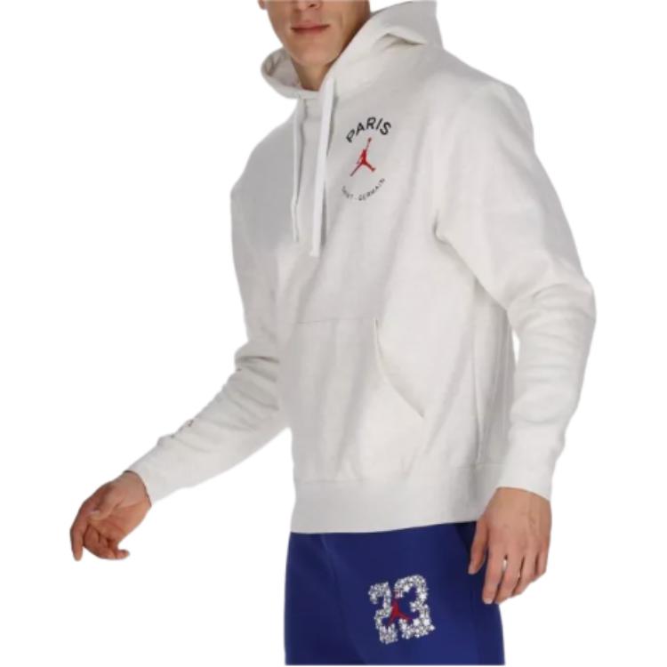 Jordan Sweatshirts Men's White Hooded Moderate Other DJ0395-051