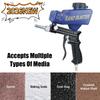 Rust Blasting Device Pneumatic Sandblasting Set Pneumatic Blasting Gun Set Adjustable Blasting Machine Gravity Sandblasting Gun