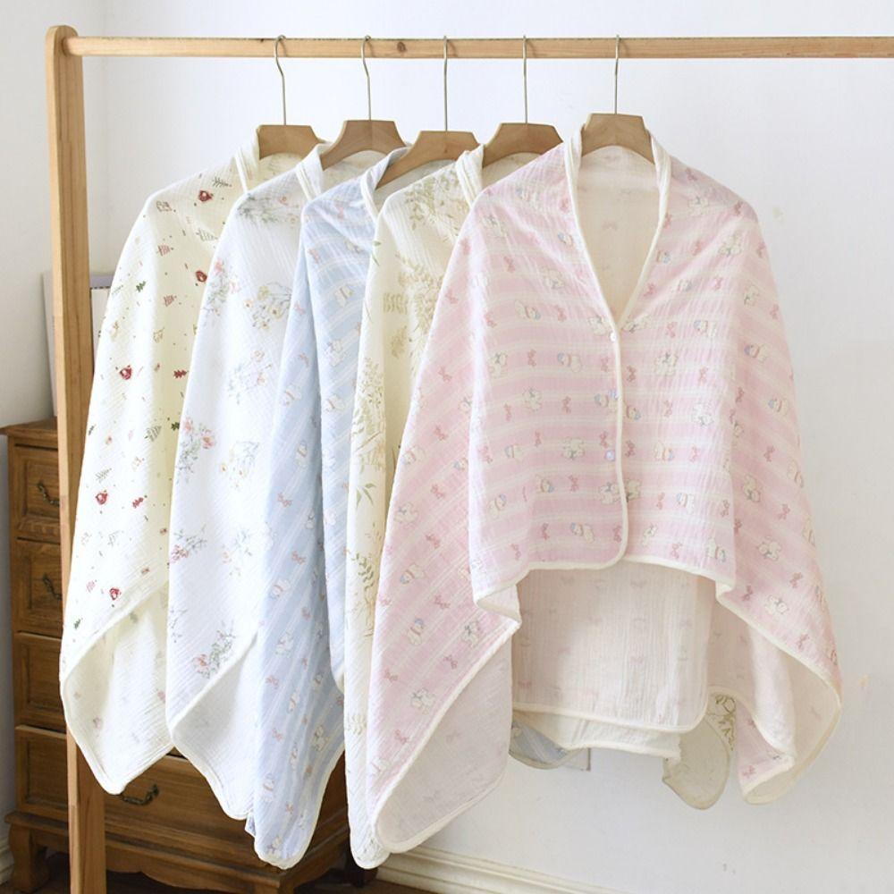 Breathable Breastfeeding Cover Floral Printed Outdoor Nursing Towel Pregnant
