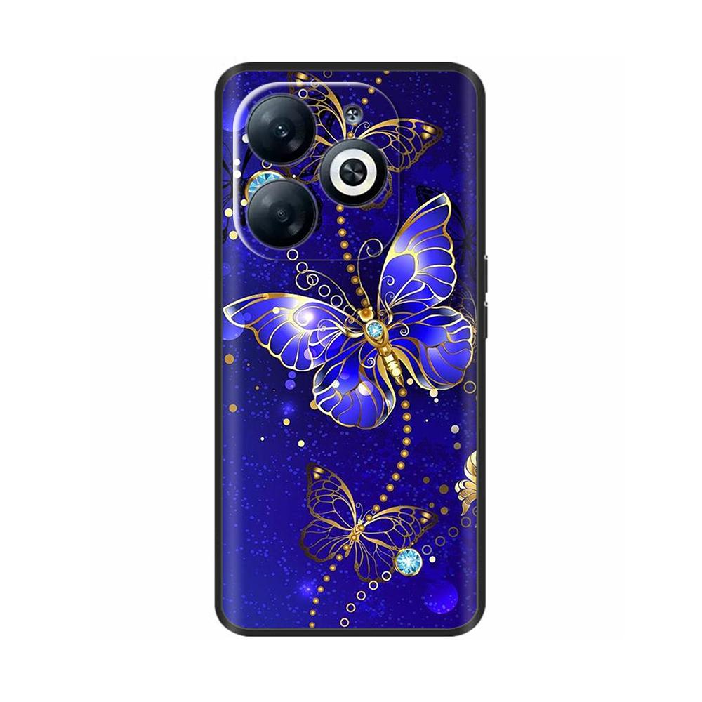 Phone Case For Infinix Smart 8 8pro 8Plus Cute Cartoon Painted Back Cover Soft TPU Bumper For Infinix Smart 8 Pro Plus Case Capa