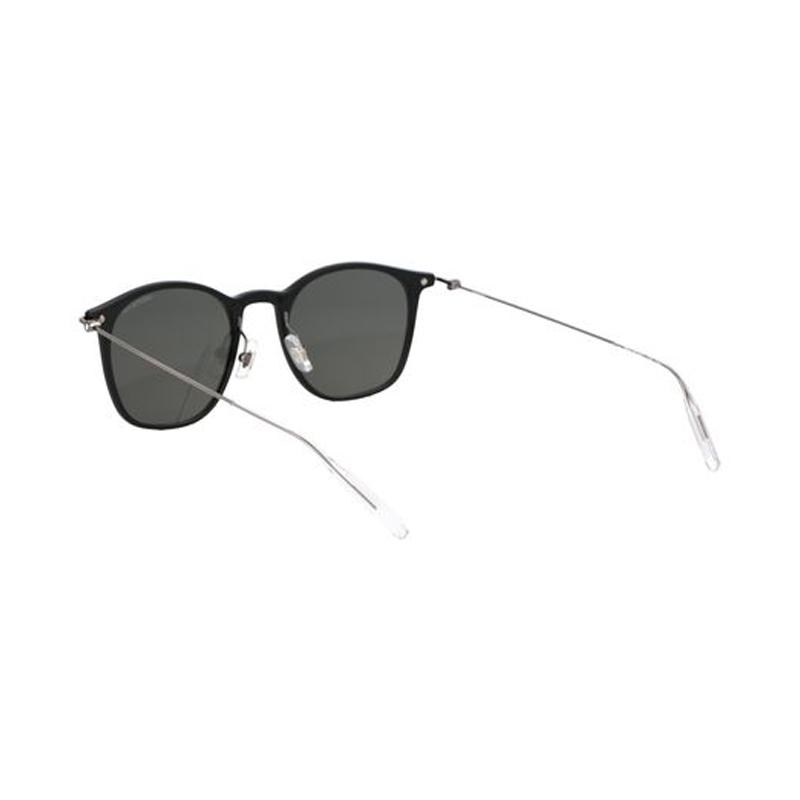 Montblanc Personalized Design Irregular Shape Sunglasses Unisex sunglasses Black MB0098S010